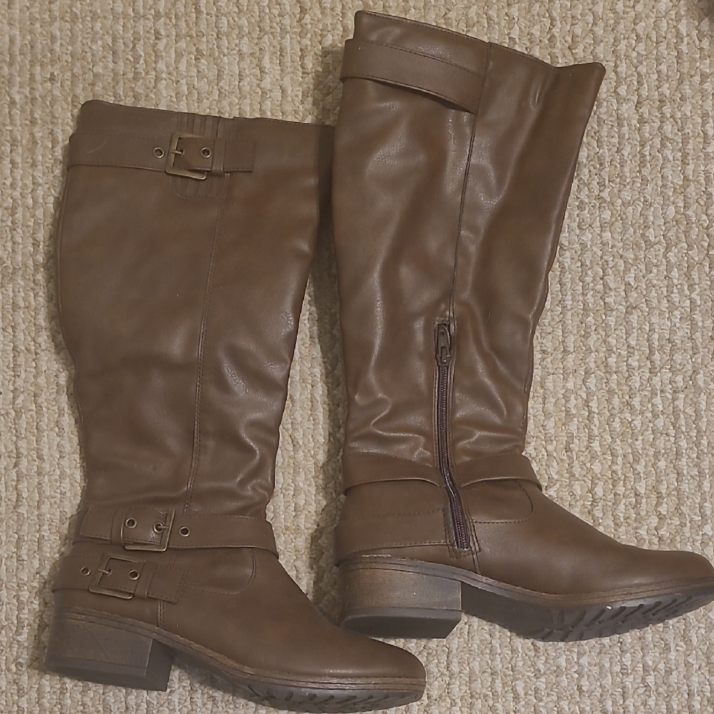 Kohl's Brown Over the Knee Boots